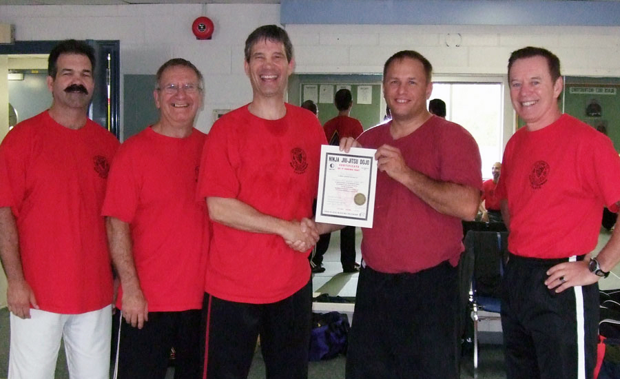 Jim Clarke promoted to 4th dan