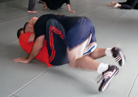 Students practicing groundwork