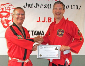 Ray Zwicker's promotion to 8th Dan