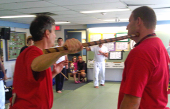 Sensei Ray going for the jugular