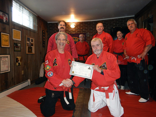 Dave MacIver Promotion to Shichidan