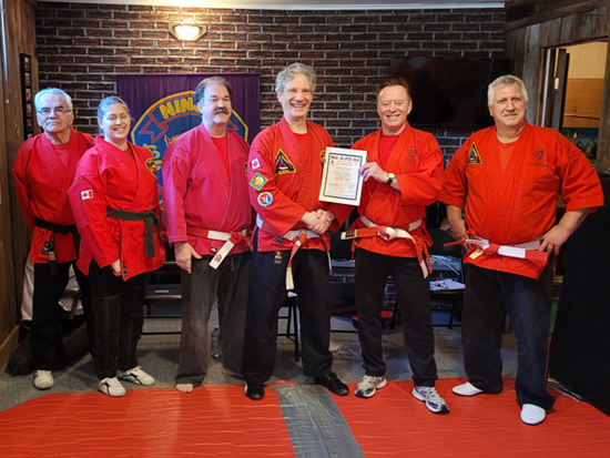 Professor Ray Zwicker Promotion to Kudan